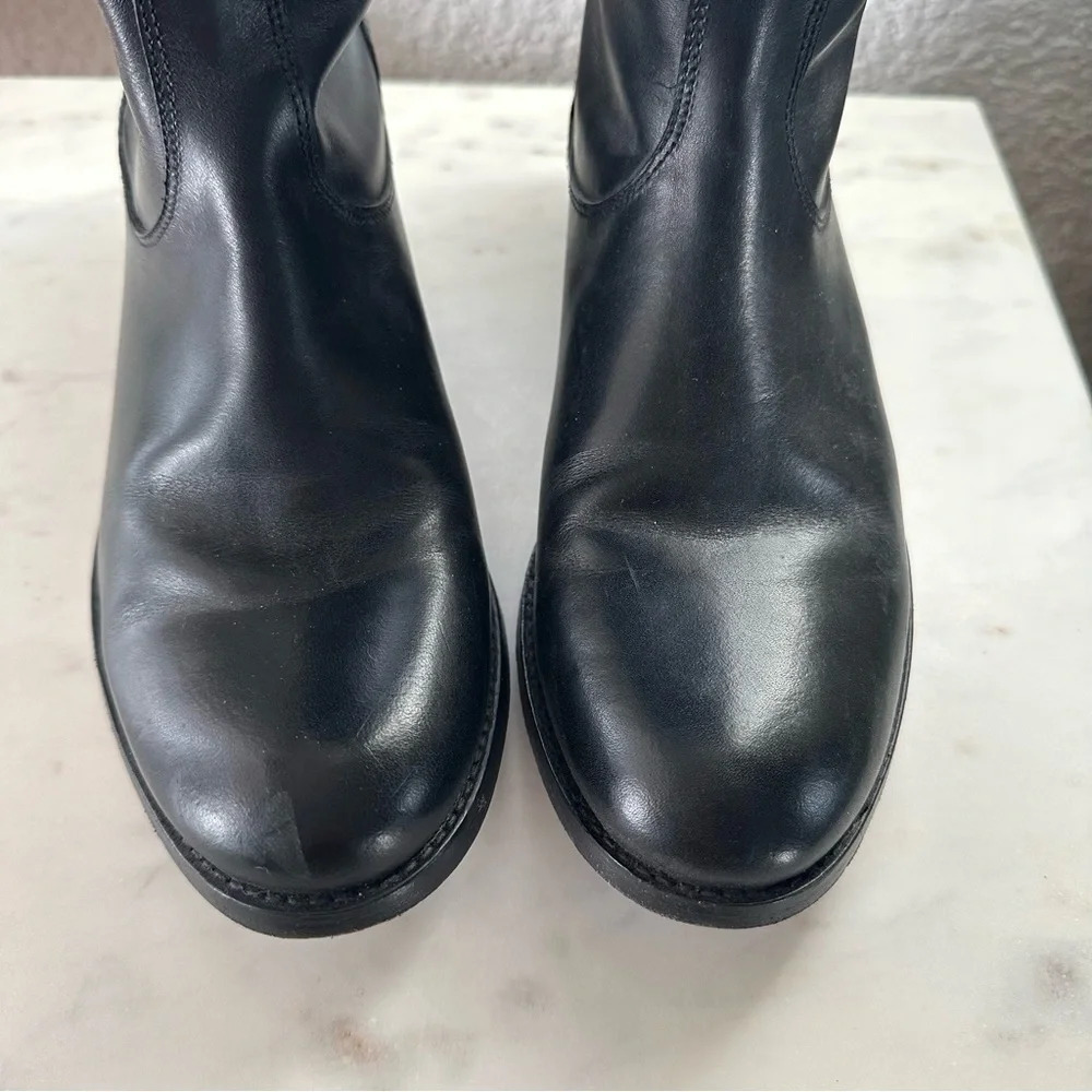 Frye Melissa Button Back Zip Riding Boot - Picture 8 of 8